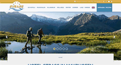 Desktop Screenshot of hotelstrass.com